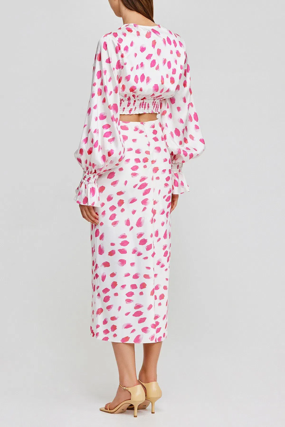 Significant Other Penny Skirt and Coco Top Set in Rose Petal Print Size 6 - Image 3