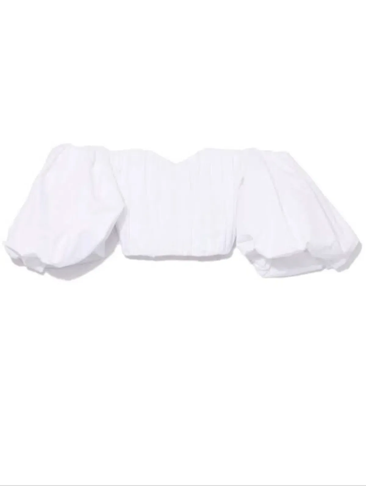 Ellery Bachelorette Rouched Corset Top White Size 10 - Image 5