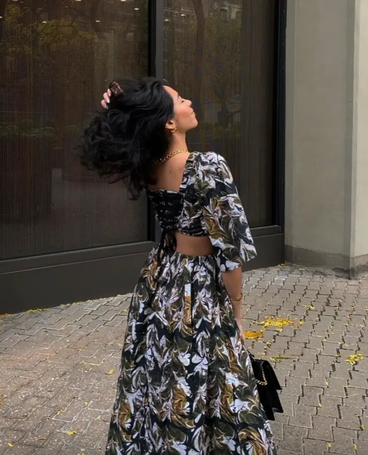 Kinga Csilla Rec Club Marble Lizzie Dress Print Size 6 - Image 4