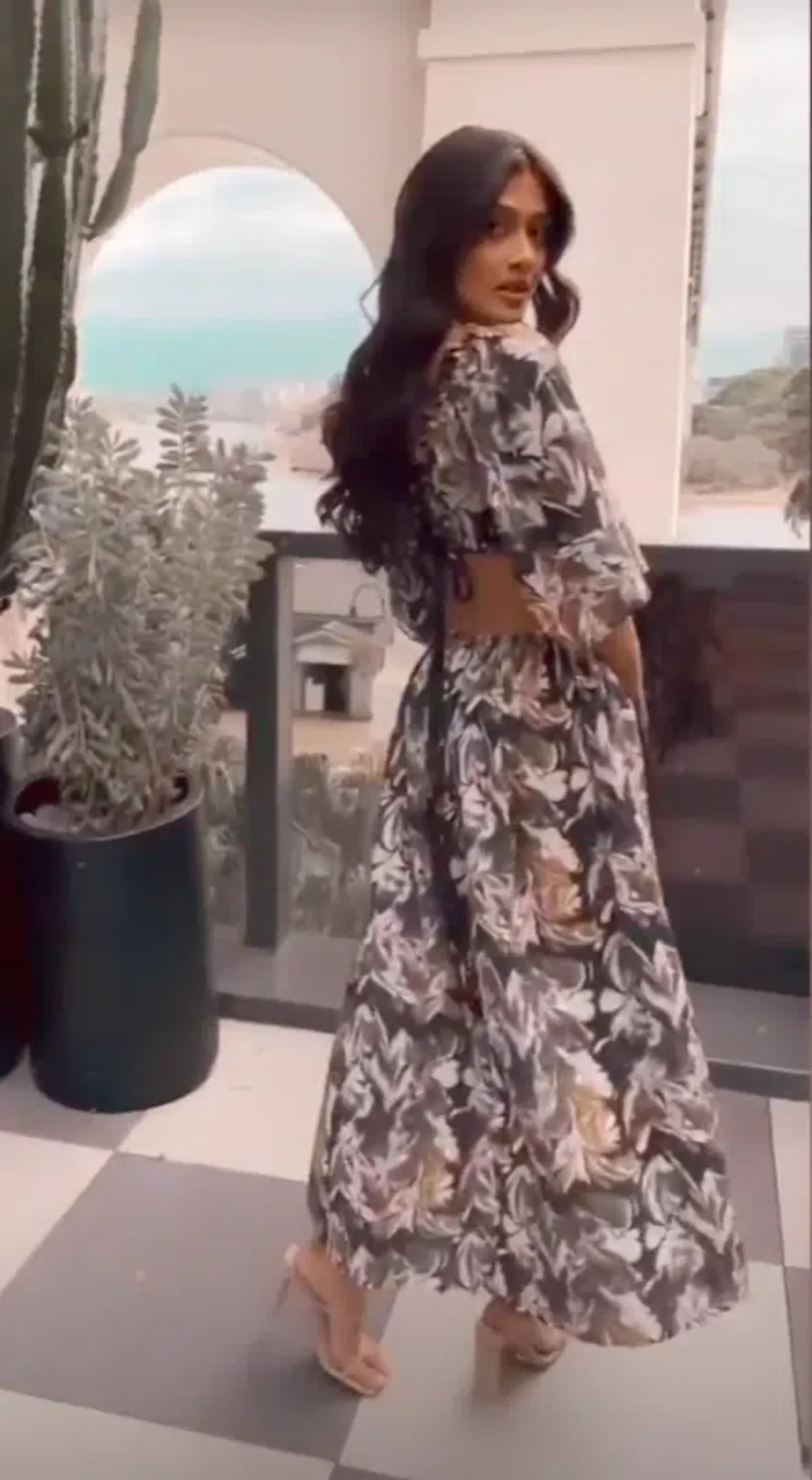 Kinga Csilla Rec Club Marble Lizzie Dress Print Size 6 - Image 6