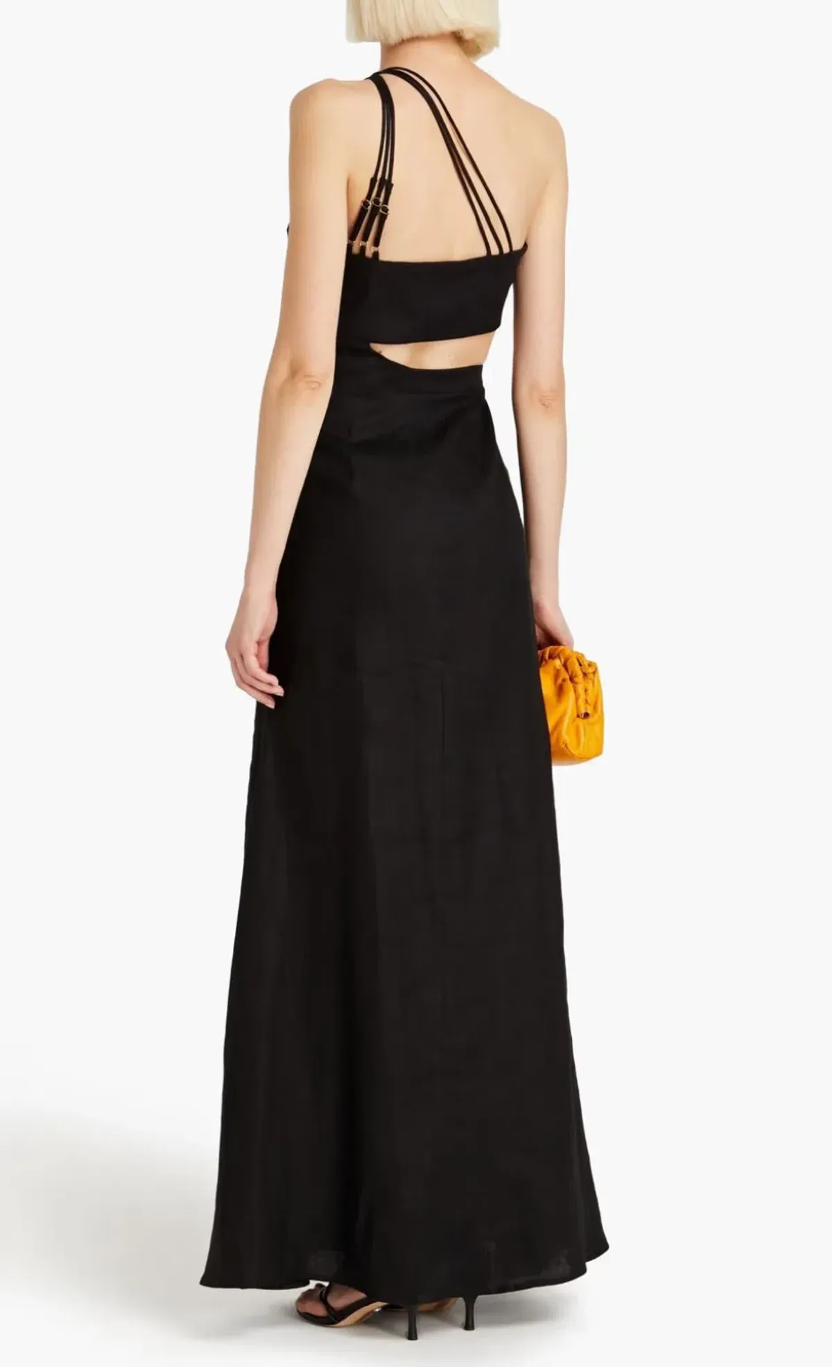 Rachel Gilbert Byron Maxi Dress in Black Size 8 - Image 2
