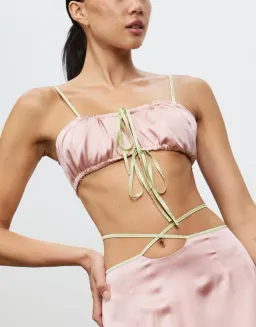 Hansen & Gretel Cali Top and Mariika Skirt Set Blush Size 8 for rent on The Volte - image 7