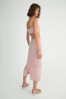 Hansen & Gretel Cali Top and Mariika Skirt Set Blush Size 8 for rent on The Volte - image 5