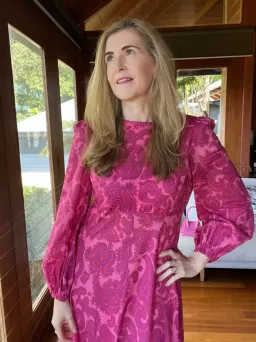 Zimmermann Edie High Neck Dress Print Size 3 / Au 14 for rent on The Volte - image 5