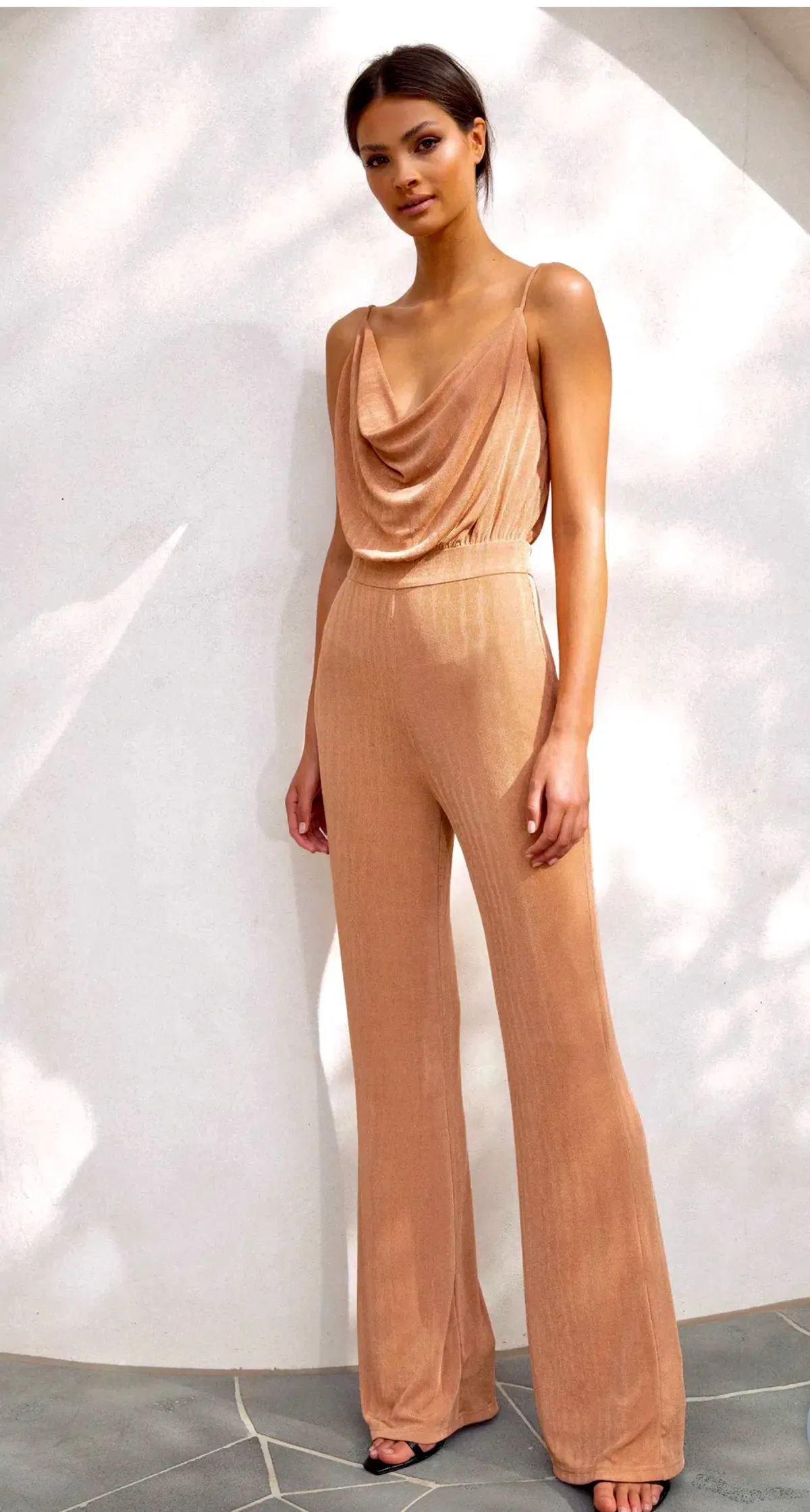 MISHA Moray Jumpsuit Desert Rose Size 4 - Image 1