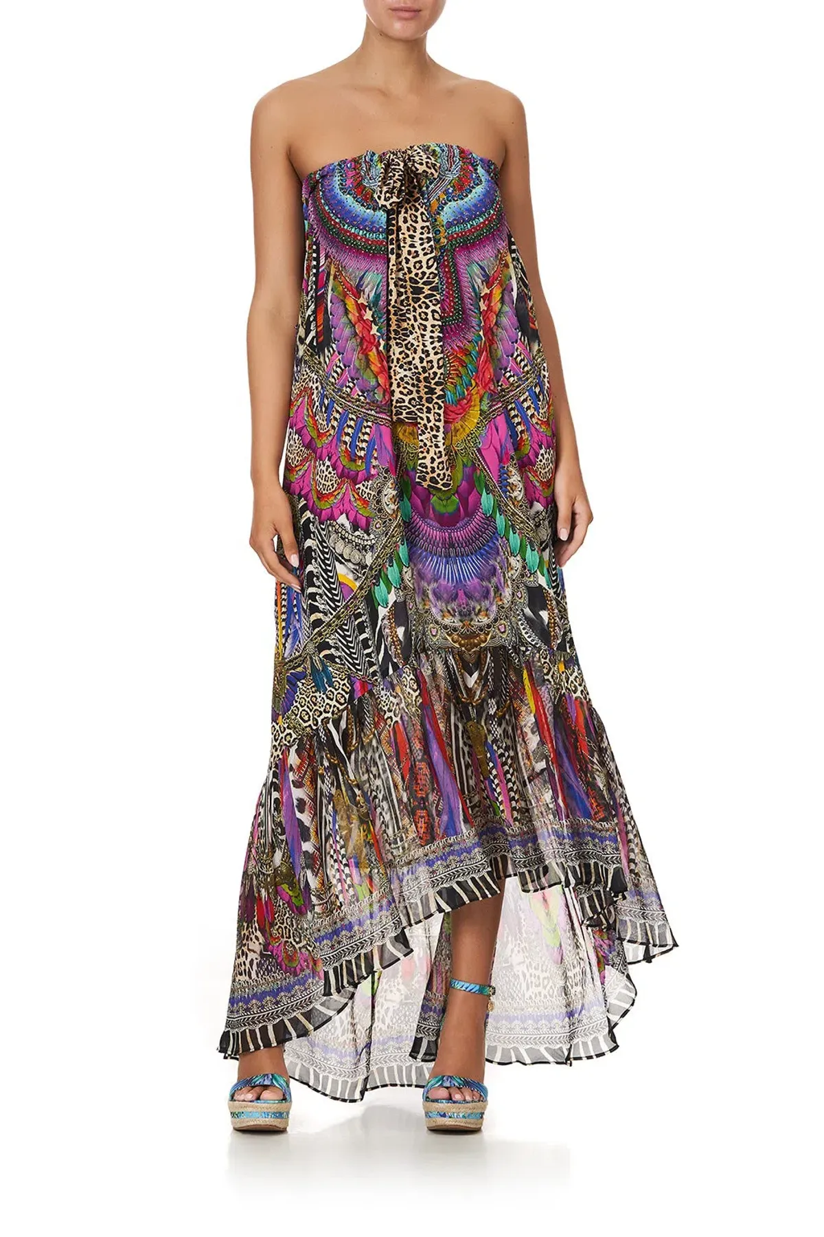 Drop Shoulder Flared Camilla Dress  - Image 3