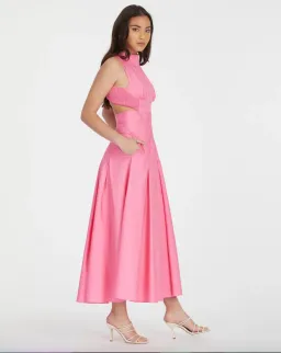 Camilla and Marc Vanderlin Maxi Dress Pink Size 6 for rent on The Volte - image 3