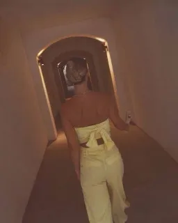 The Wolf Gang Sahara Linen Twist Neck Top Yellow Size 6 for rent on The Volte - image 4