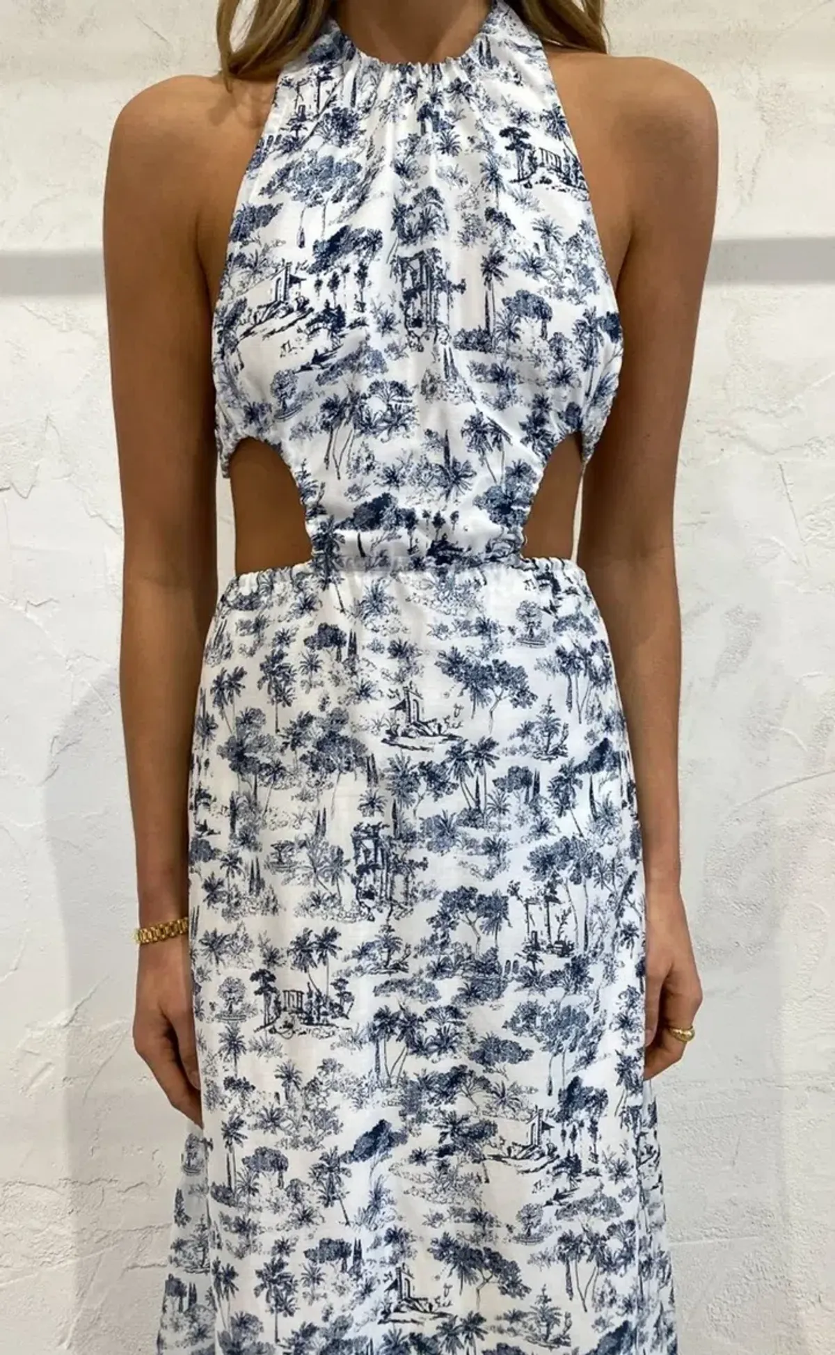 Sir the Label Dimitri Open Back Dress Print Size 6 - Image 5