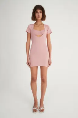 Hansen & Gretel Danique Dress Pink Size 8 for rent on The Volte - image 2