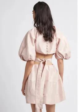 Aje Psychedelia Cut Out Mini Dress Pink Size 16 for rent on The Volte - image 3