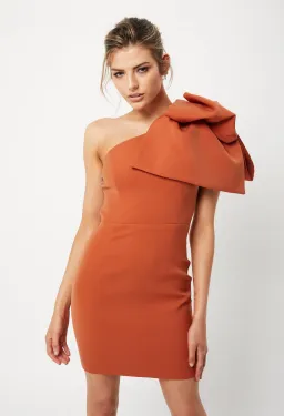 Mossman On The Low Mini Dress Orange Size 8 for rent on The Volte - image 1