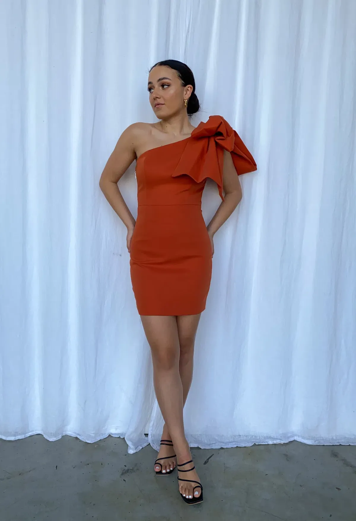 Mossman On The Low Mini Dress Orange Size 8 - Image 6