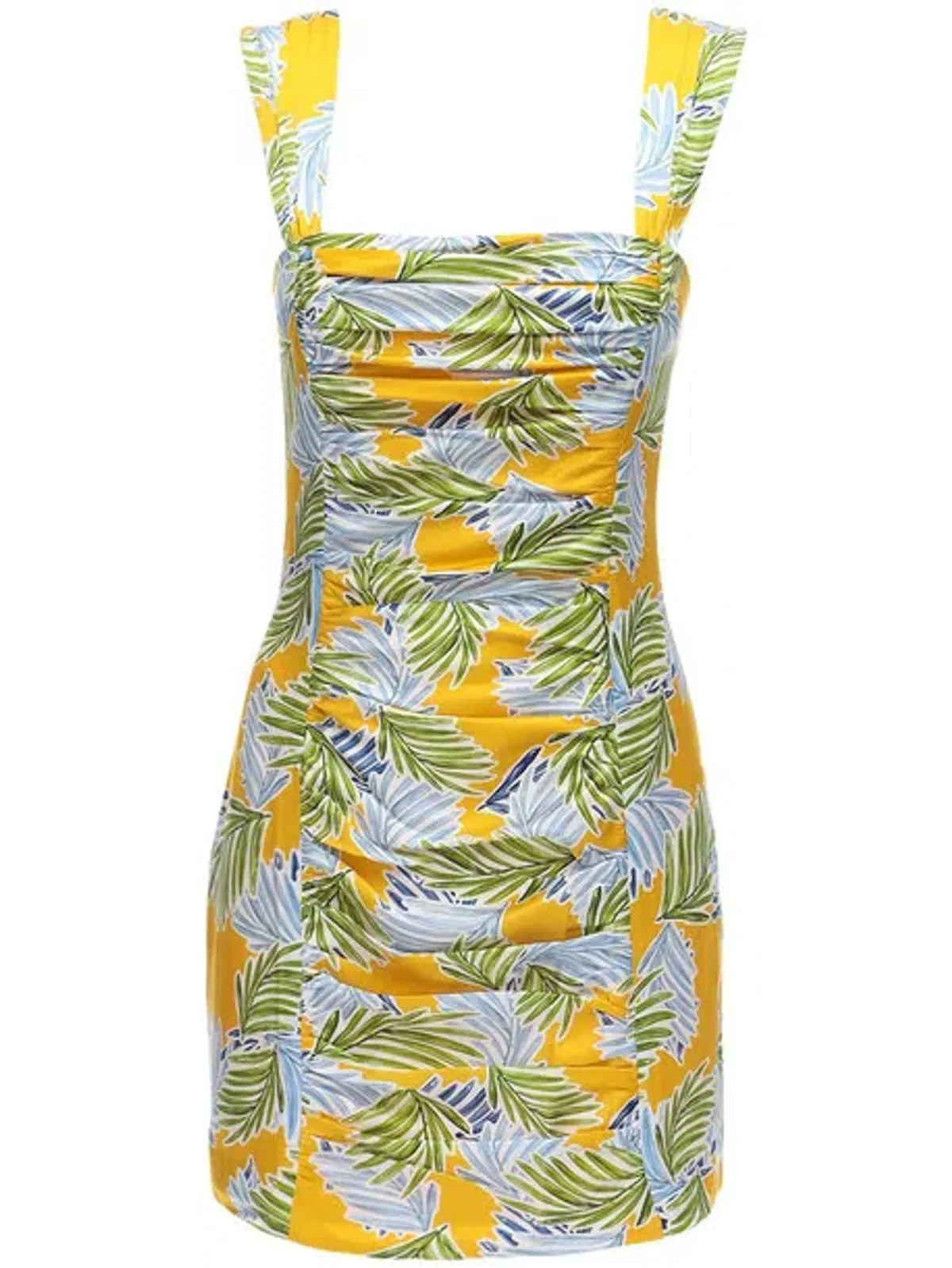 Bec & Bridge Palm Paradise Mini Dress Print Size AU 6 - Image 3