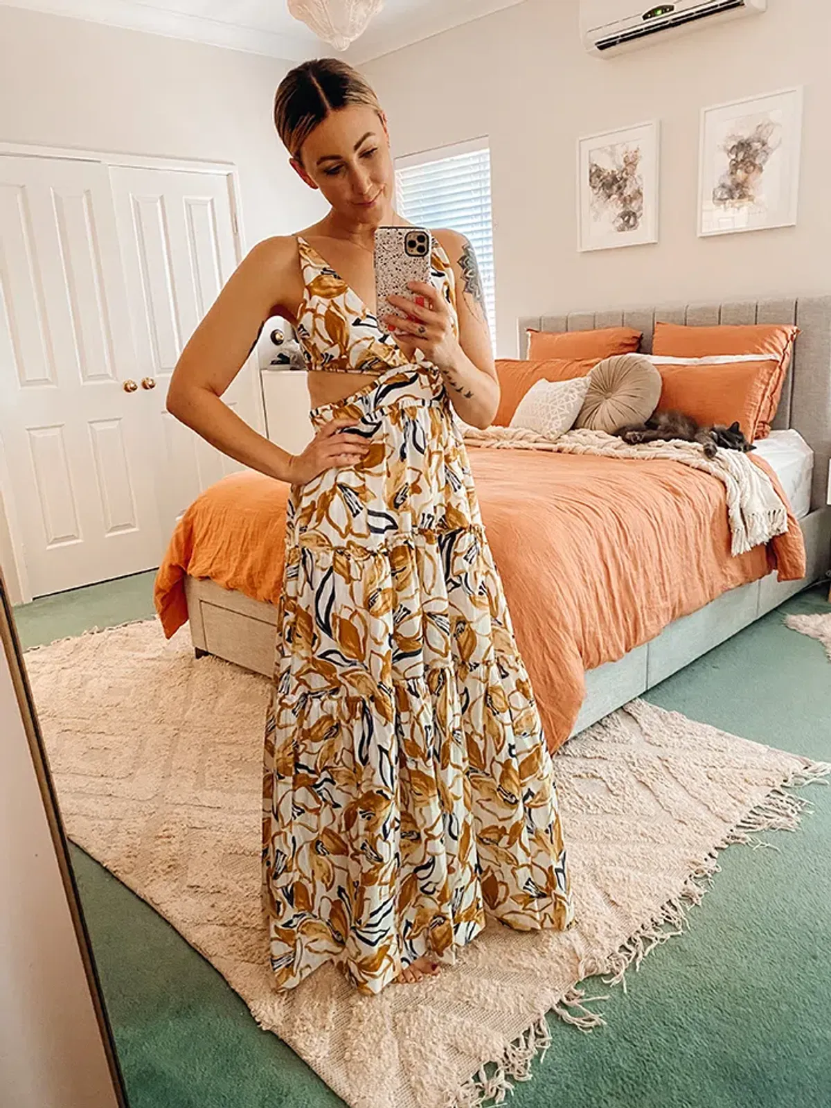 Bec & Bridge Eugenie Maxi Dress Print Size 10 - Image 6