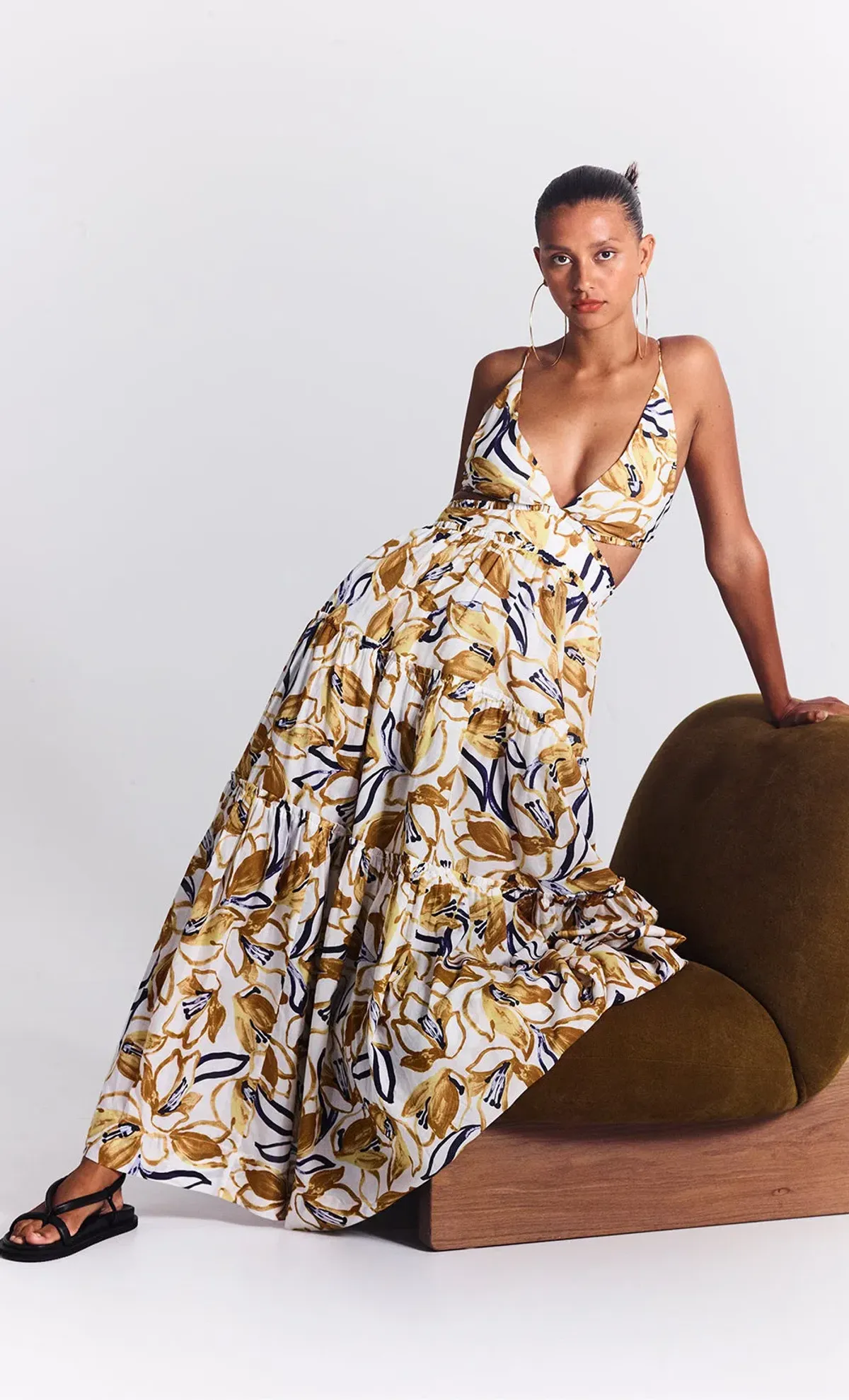 Bec & Bridge Eugenie Maxi Dress Print Size 10 - Image 1