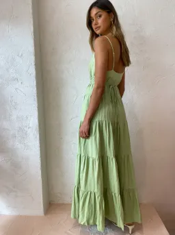 Hansen & Gretel Roberta Dress Green Size 8 for rent on The Volte - image 2