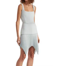 Dion Lee Truss Pleat Mini Dress Seafoam Size 10 for rent on The Volte - image 1