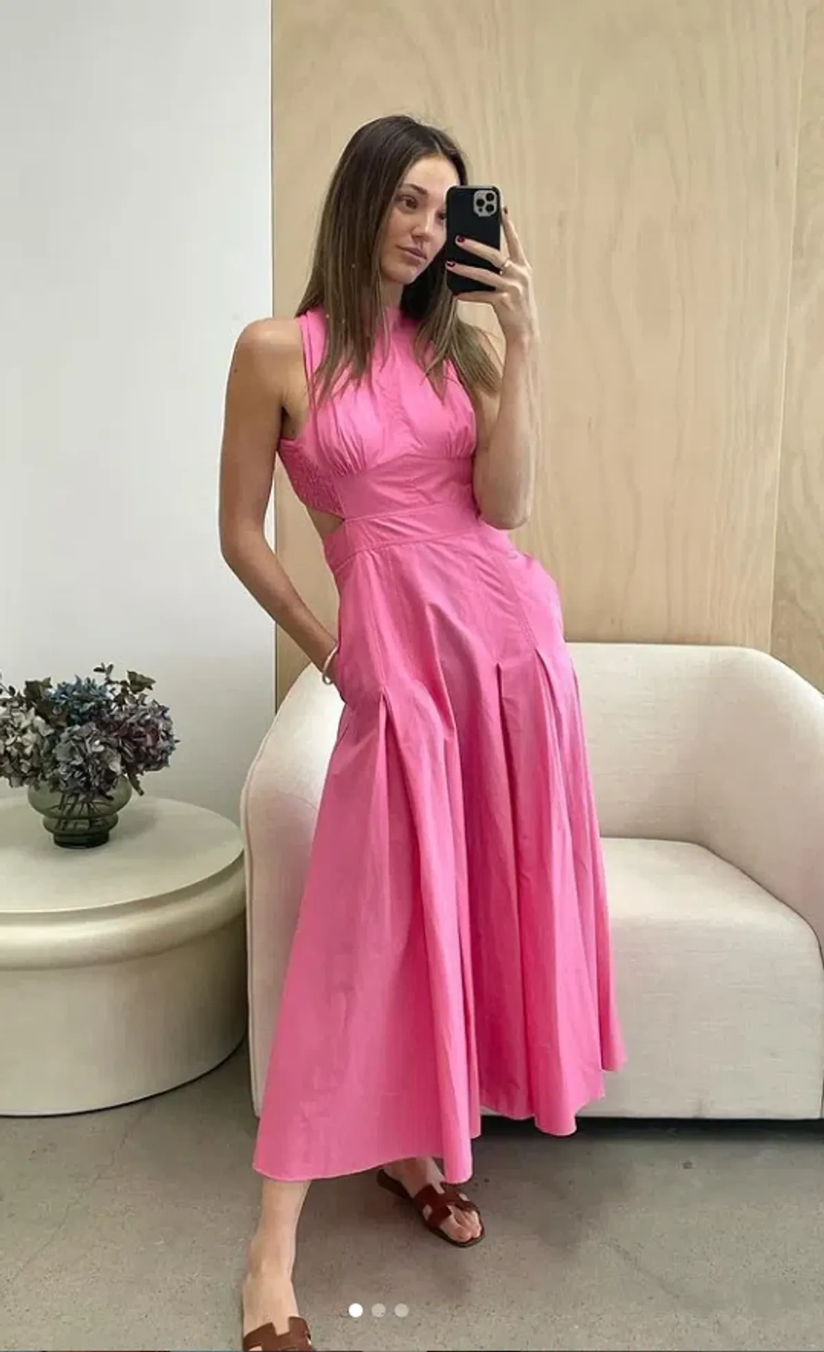 Camilla and Marc Vanderlin Maxi Dress Pink Size 10 - Image 3