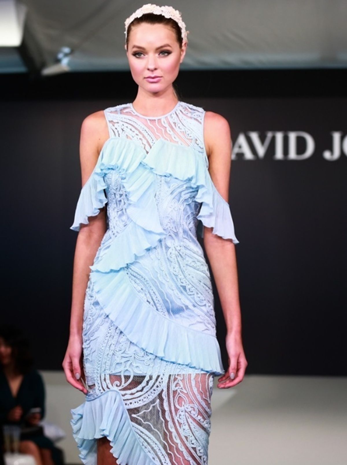 Alice McCall Love Me Like You Do Midi Dress in Ice Blue Size 4 - Image 7