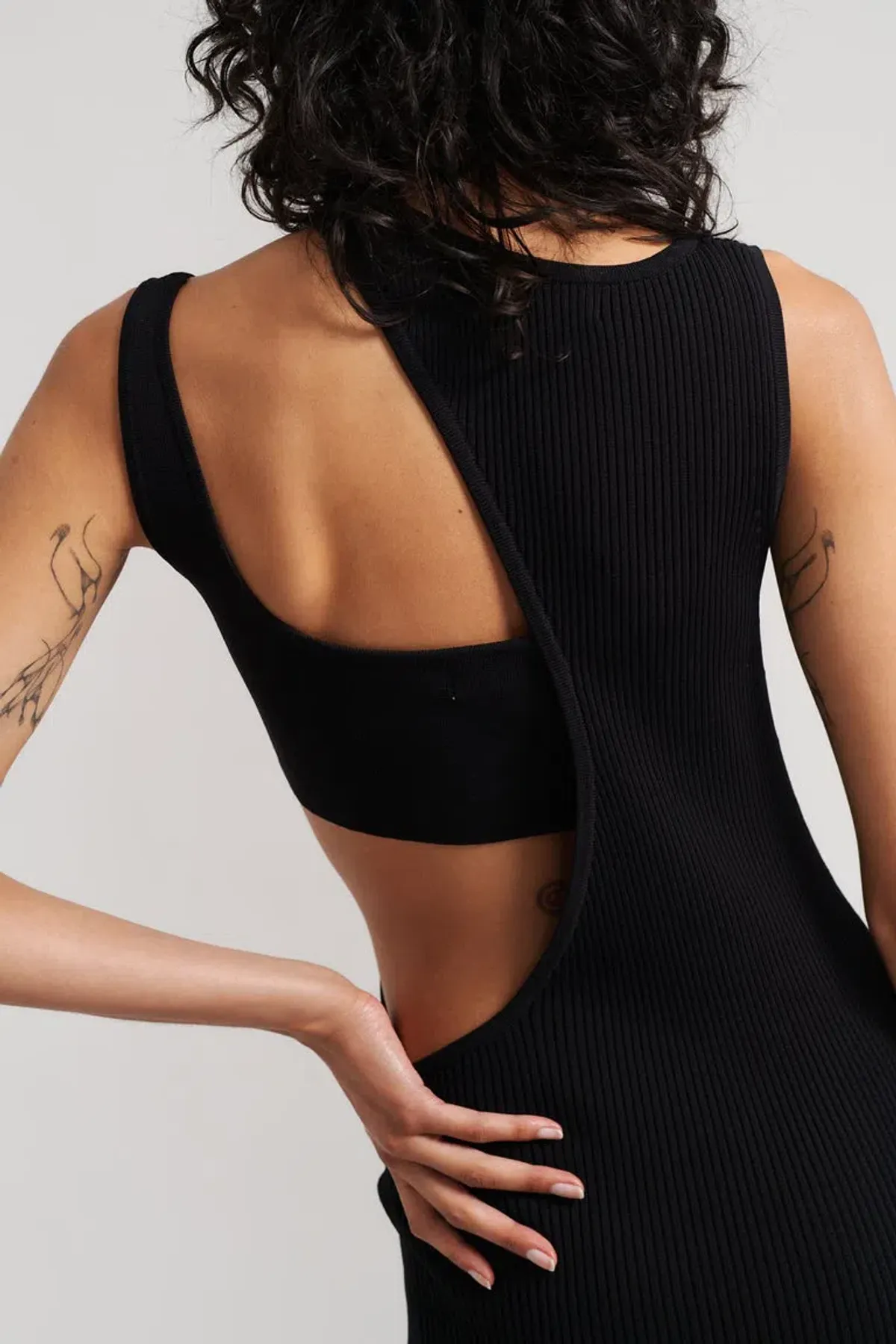 Henne Olympia Dress Black Size 8 - Image 4