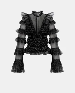 The Alice McCall Tokyo Skies Top Black Size 8 for rent on The Volte - image 3