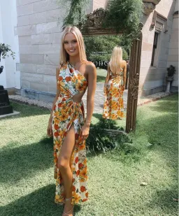 Sonya Moda Nour Maxi Dress Yarden Floral Size 10 for rent on The Volte - image 1