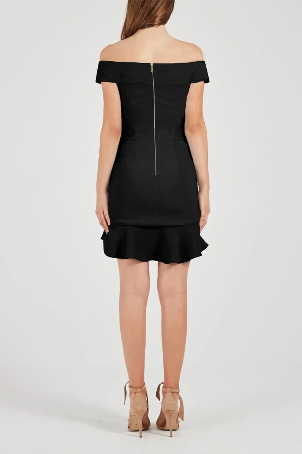 Rebecca Vallance Anise Mini Dress Black Size 8 - Image 3