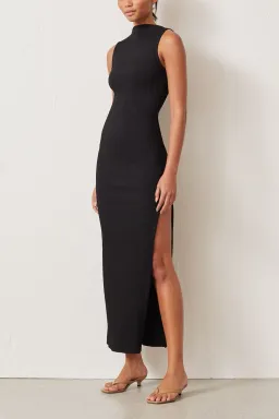 Bec and Bridge Noir Et Blanc Midi Dress Black Size 12 for rent on The Volte - image 2