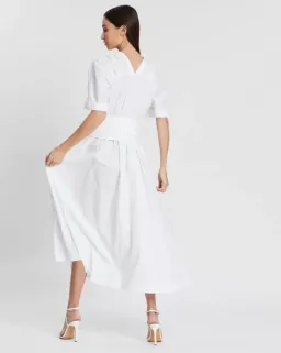 Bec & Bridge Surfari Midi Dress  Ivory Size 10 for rent on The Volte - image 3