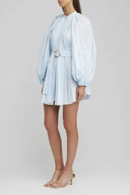 Acler Margot Mini Dress Blue Size 10 for rent on The Volte - image 1