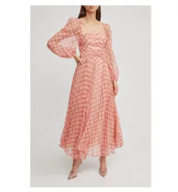 Acler Mattison Dress Peach Size 6 for rent on The Volte - image 1
