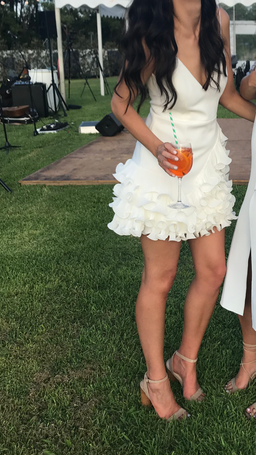 Talulah Golda Ruffle Dress - Ivory for rent on The Volte - image 2