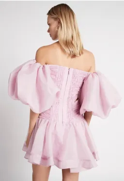 Aje Myriad Cut Out Mini Dress Lilac Purple Size 6 for rent on The Volte - image 3