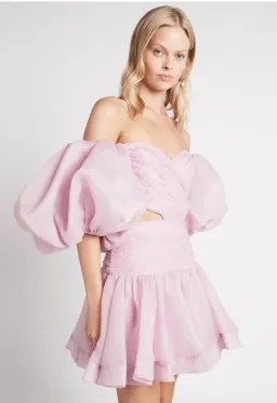 Aje Myriad Cut Out Mini Dress Lilac Purple Size 6 for rent on The Volte - image 4