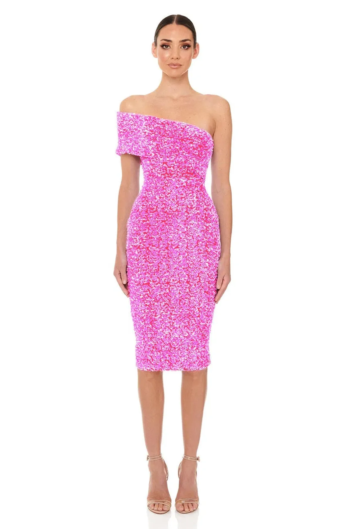 Eliya the Label Alyssa Dress Pink Size 8 - Image 4
