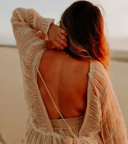 We Are Reclamation Wonderment and Awe Gown Beige One Size Fits Most (Aus 6-16) for rent on The Volte - image 3