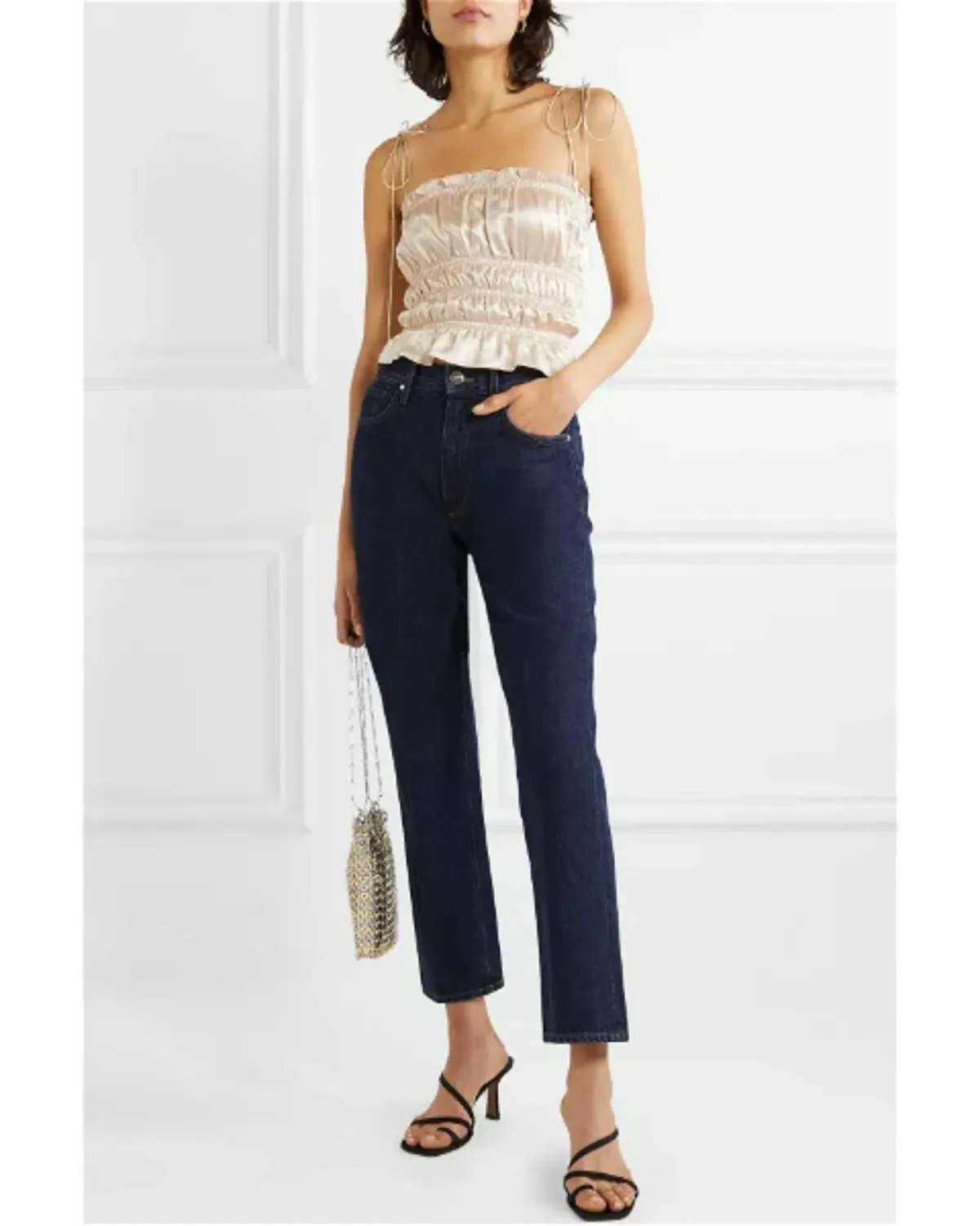 Reformation Viviana Top Cream Size AU 6 - Image 1