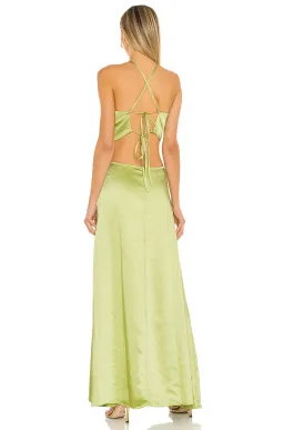 LPA Aniston Dress Green Chartreuse for rent on The Volte - image 2