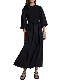 Bec & Bridge Willow Canyon Midi Dress Black Size 12 for rent on The Volte - image 1