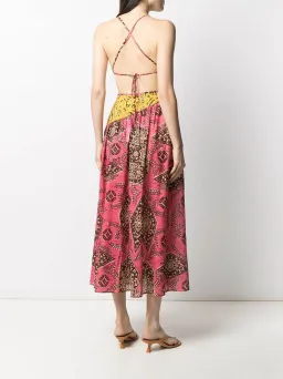 Zimmermann Lulu Asymmetric Dress Print Size 6 for rent on The Volte - image 2