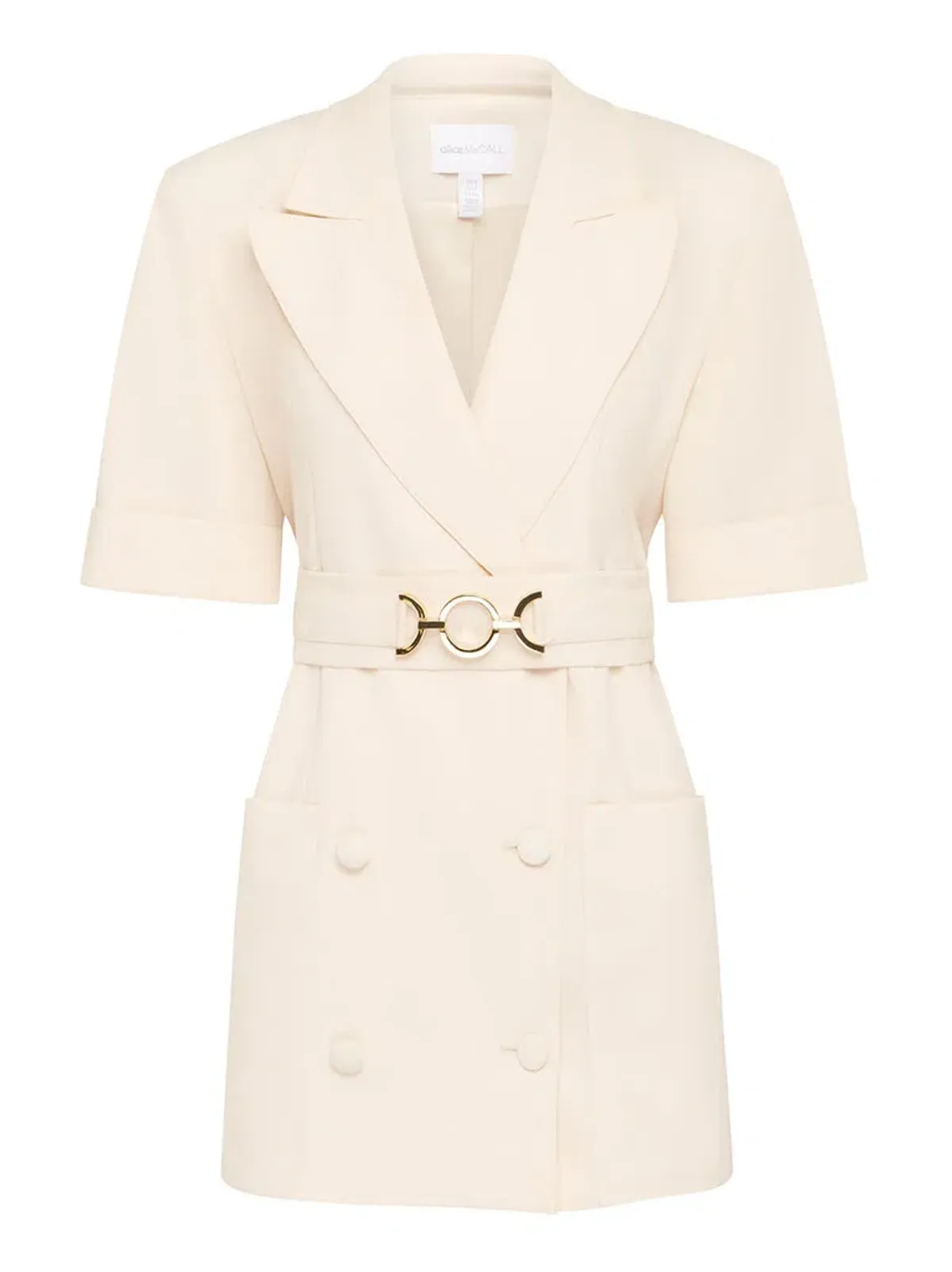 Alice McCall Amalfi Coast Jacket Cream Size 6 - Image 3