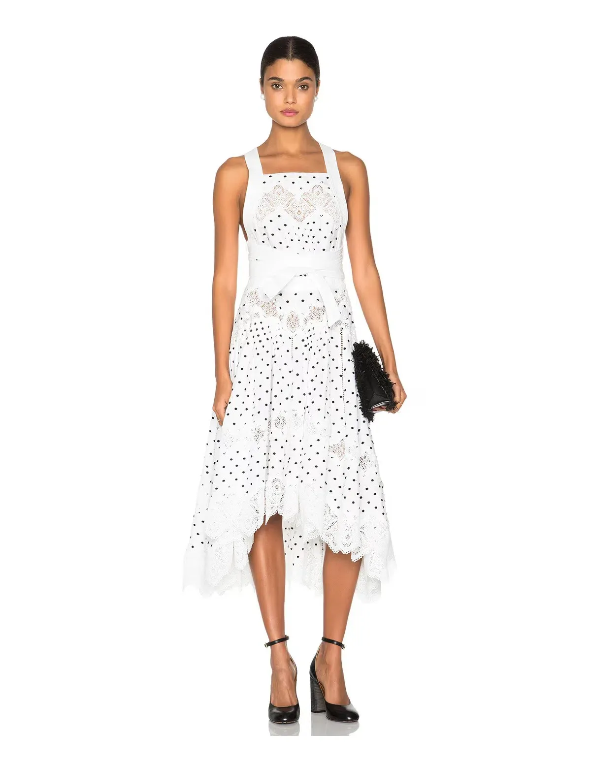 Zimmermann Empire Dot Apron Dress Print Size 2/ Au 12 - Image 1