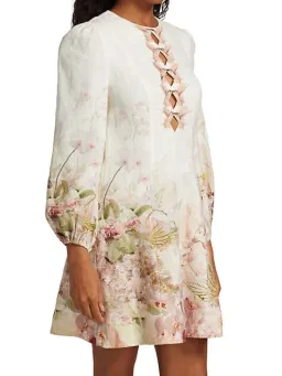 Zimmermann Dancer Hummingbird Mini Dress Print Size 3 for rent on The Volte - image 4