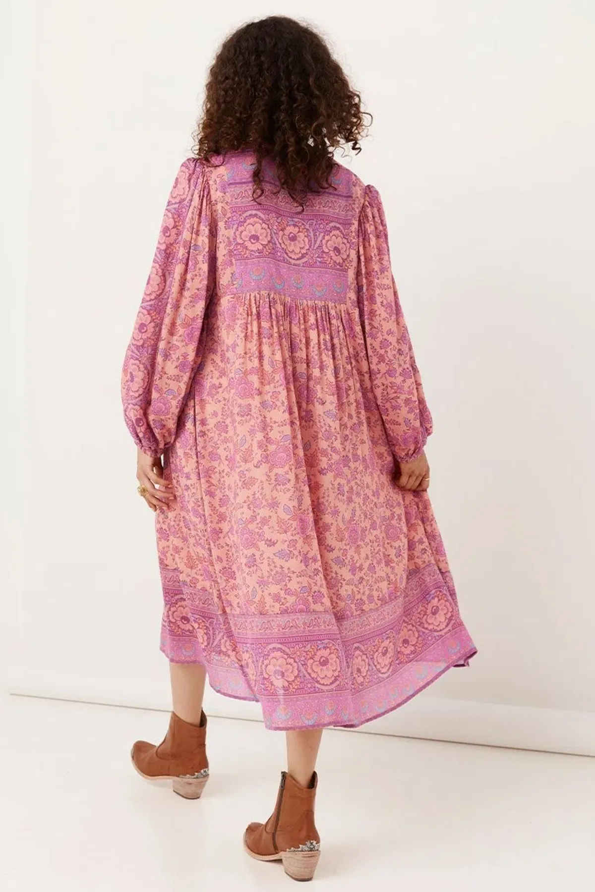 Spell The Folk Song Boho Dress Pink Size 10  - Image 3