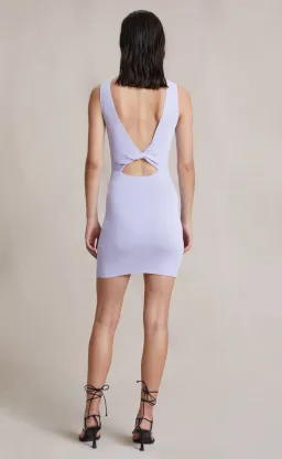 Bec and Bridge Sorbet Summer Knit Mini Dress in Lilac Purple Size 8 for rent on The Volte - image 3
