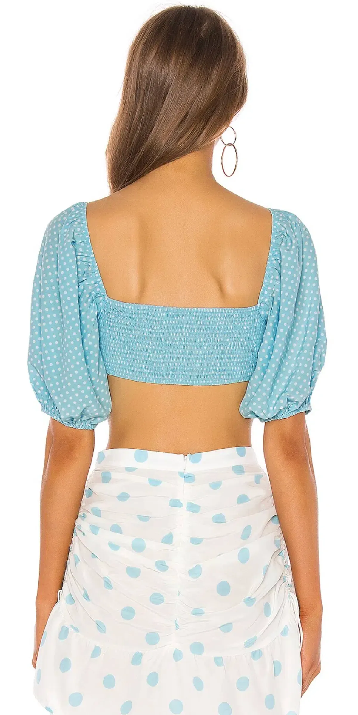 For Love and Lemons Caroline Crop Top & Caroline Mini Skirt Print Size 8 - Image 2