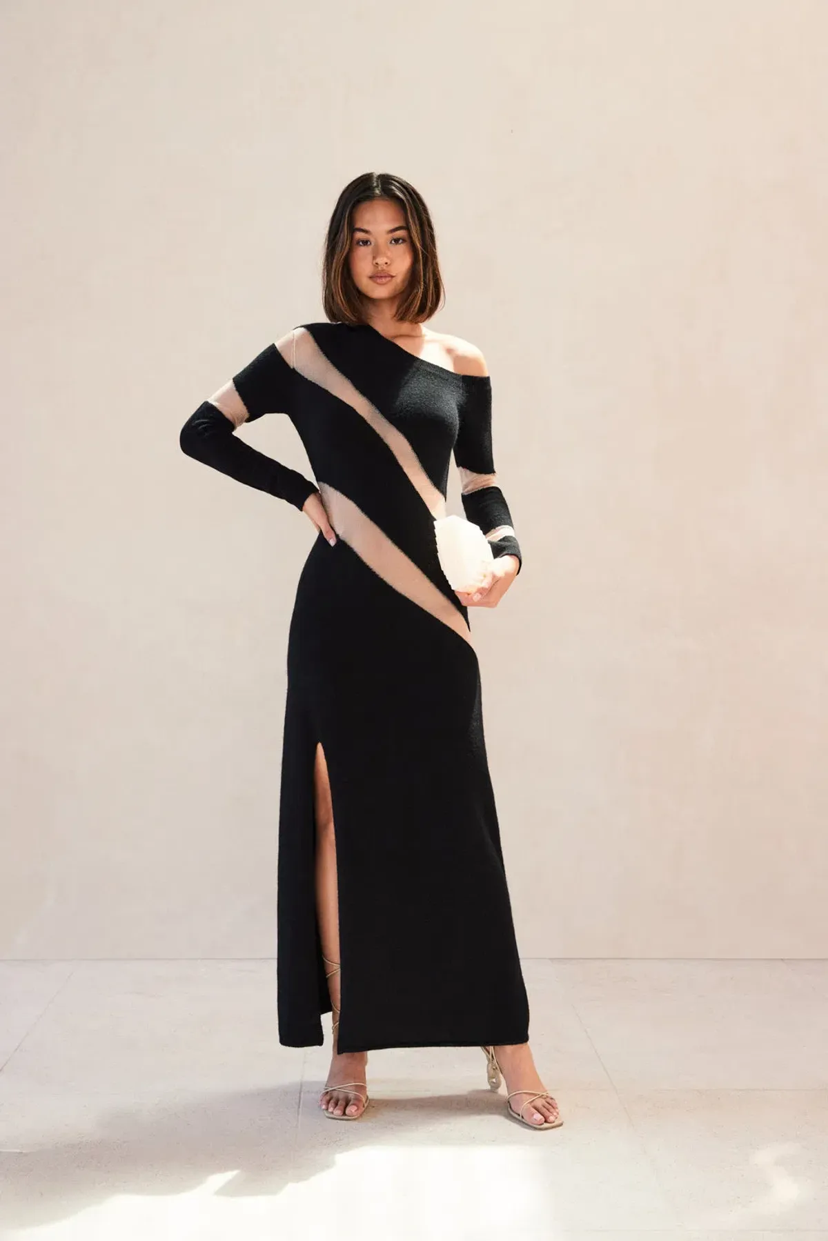 Cult Gaia Nessa Knit Dress Black Size 8 - Image 1