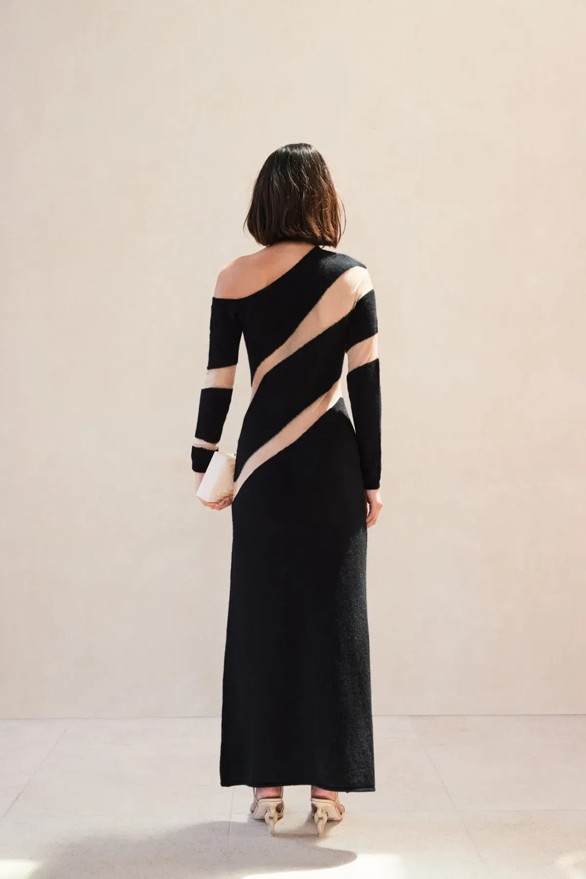 Cult Gaia Nessa Knit Dress Black Size 8 - Image 4