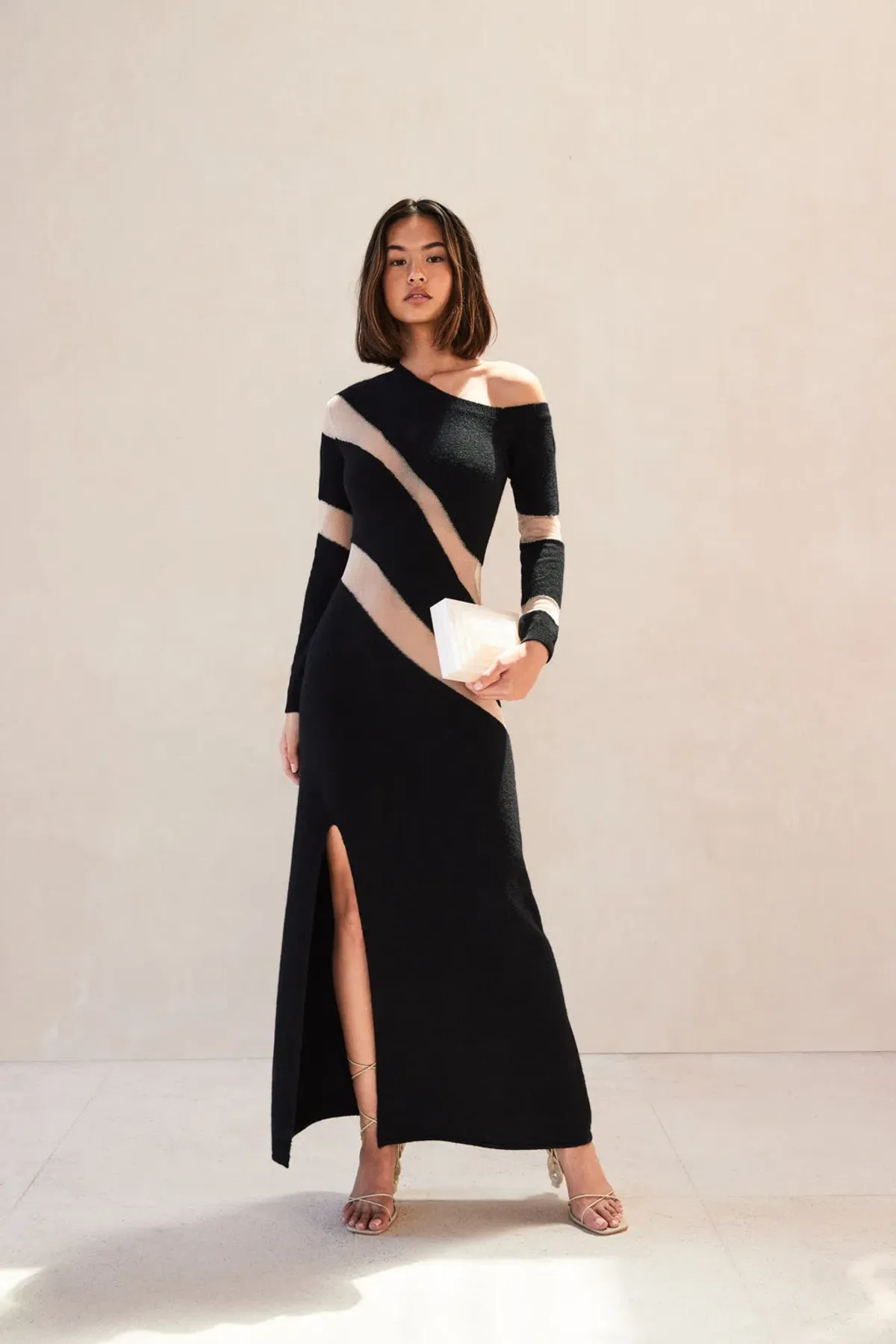 Cult Gaia Nessa Knit Dress Black Size 8 - Image 2